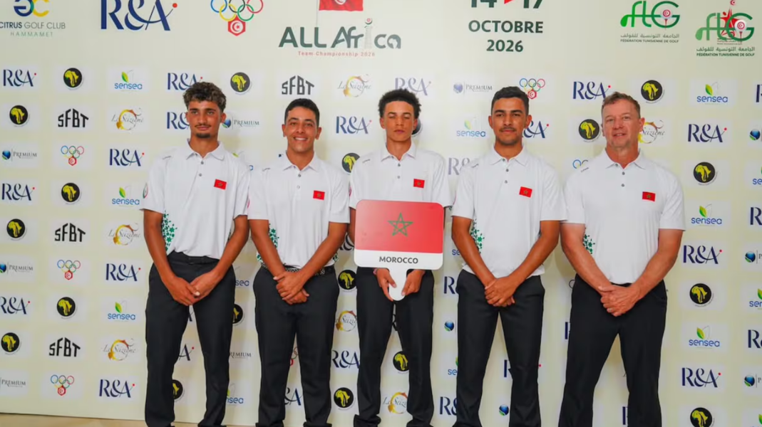Golf : le Maroc décroche l’argent par équipes et le bronze individuel aux championnats d’Afrique