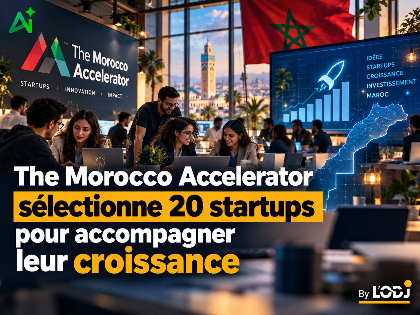 The Morocco Accelerator sélectionne 20 startups pour accompagner leur croissance