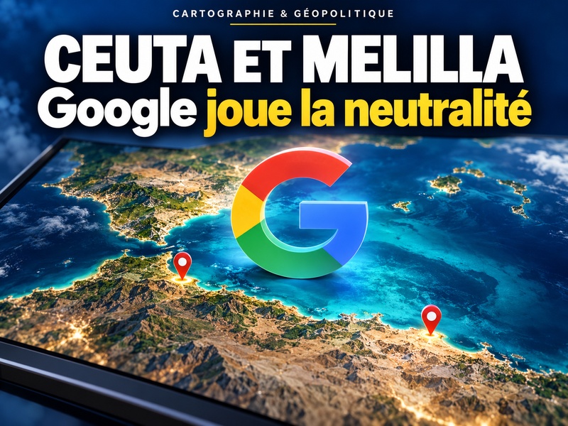 Le Parlement européen étudie une demande remettant en cause la représentation cartographique de Ceuta et Melilla sur Google Maps.