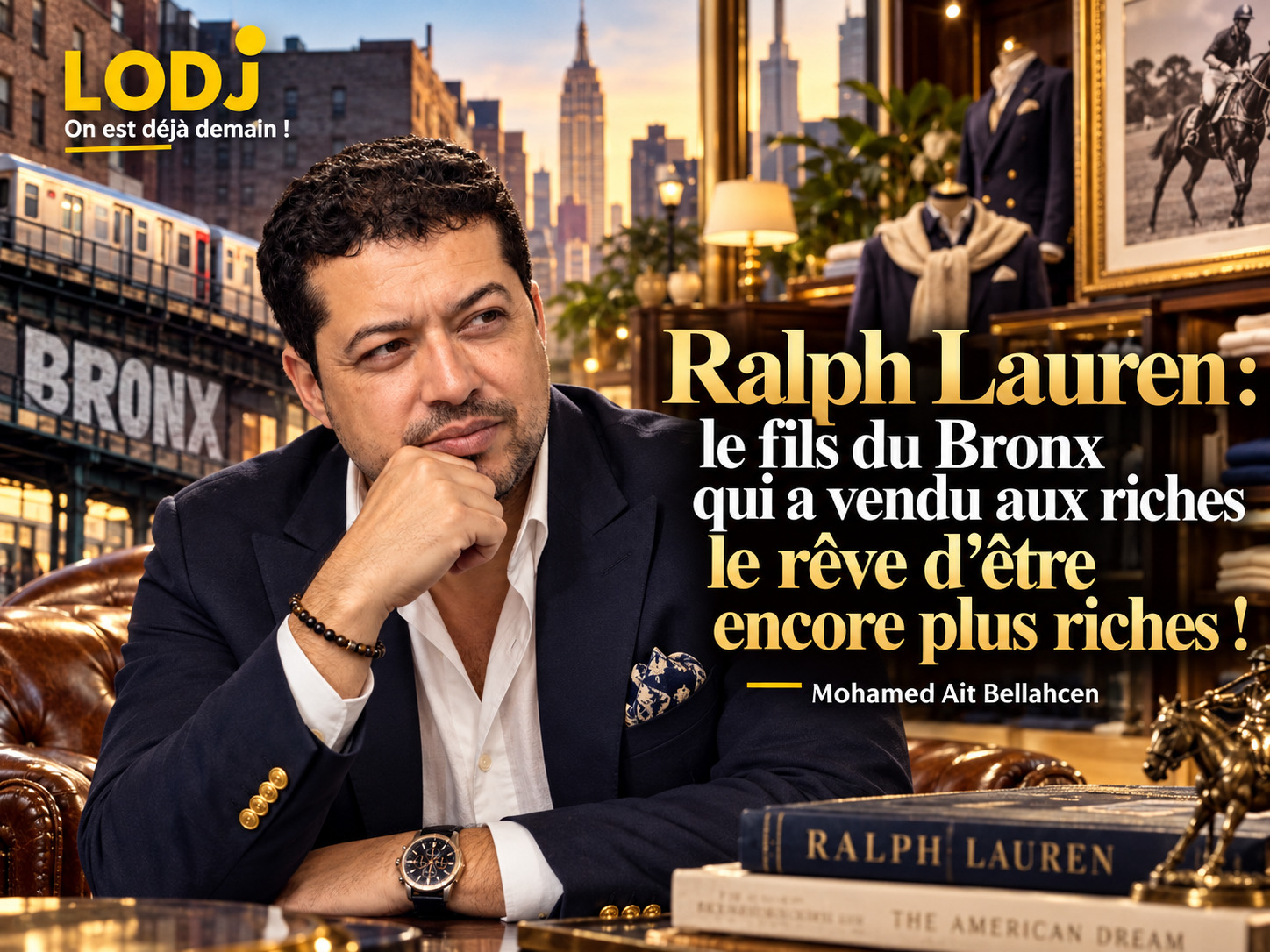 Ralph Lauren : il n'était pas né dans le luxe, alors il a inventé celui que le monde voulait porter !