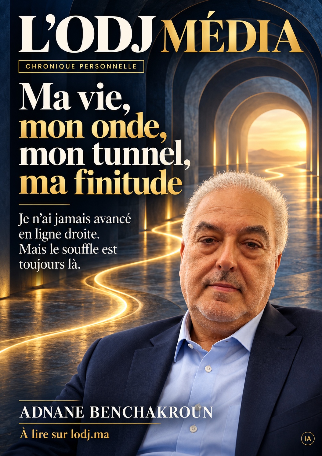 Ma vie, mon onde, mon tunnel, ma finitude