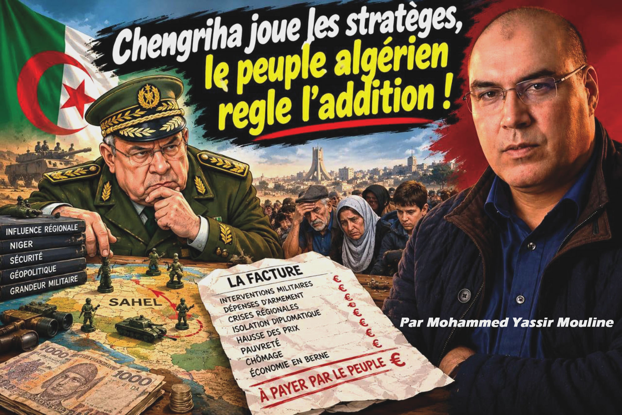 Chengriha joue les stratèges, le peuple algérien règle l’addition !