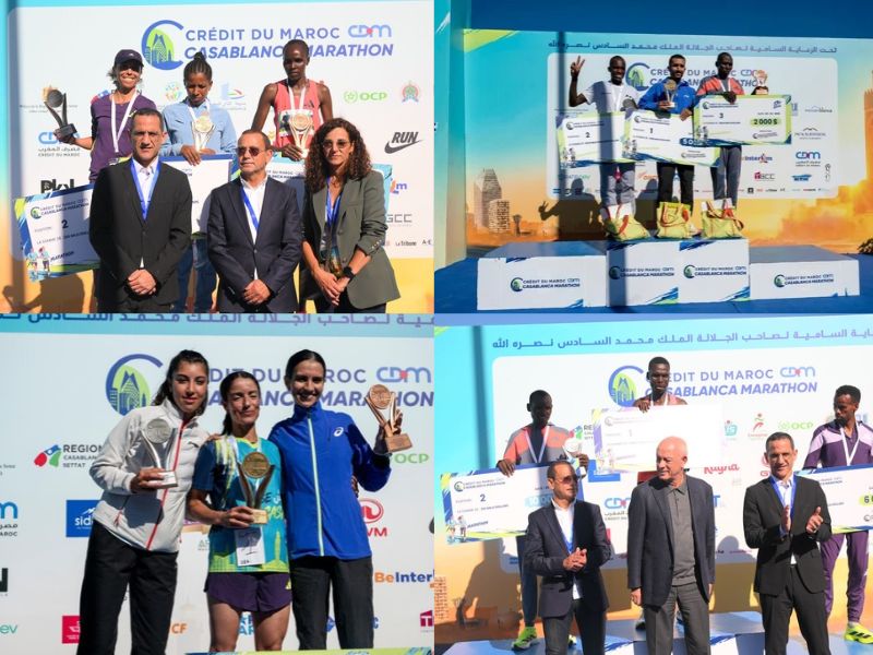 Marathon de Casablanca 2026 : trois records battus et près de 9 000 coureurs à l’arrivée