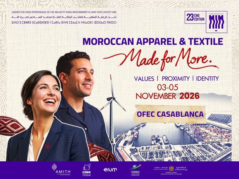 Maroc in Mode 2026 : Casablanca réunira plus de 200 exposants autour de l’avenir du textile
