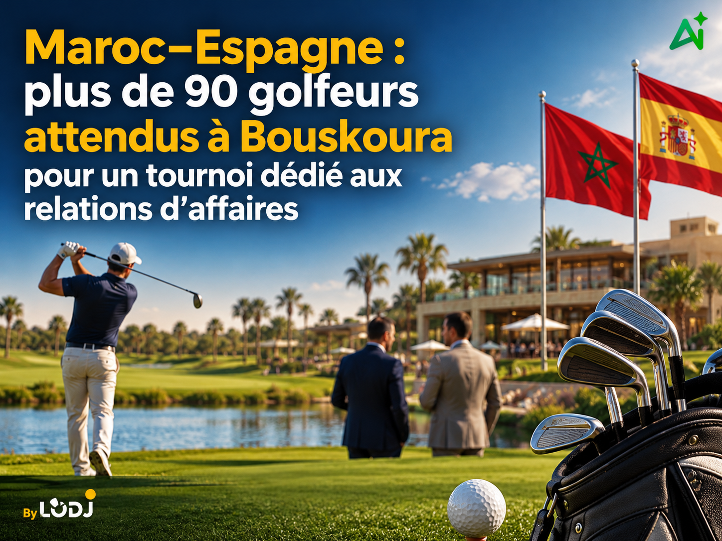 Maroc–Espagne : plus de 90 golfeurs attendus à Bouskoura pour un tournoi dédié aux relations d’affaires