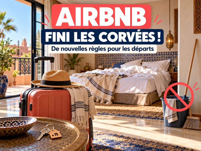 ​Airbnb encadre les corvées de ménage : ce qui change au Maroc