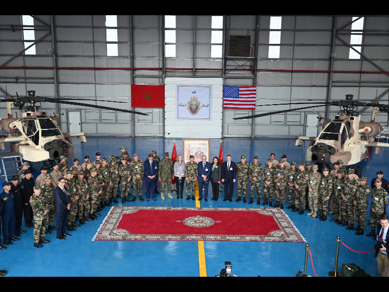 Défense : six nouveaux Apache renforcent l'arsenal aérien du Maroc