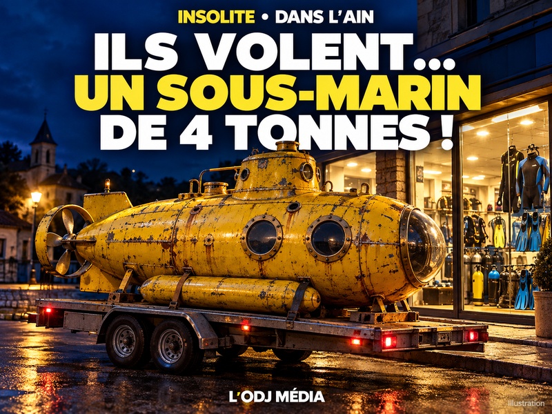 Un sous-marin volé  a été mis en vente sur Leboncoin pour 100 €