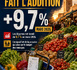 +9,7 % — Le panier alimentaire du ménage sous pression