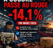 -14,1 % — Le textile décroche : alerte rouge