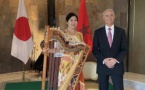 L’hymne national marocain joué à la harpe par une artiste japonaise