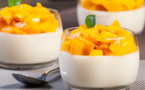 Panna cotta à la compotée de mangue