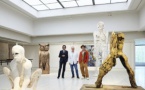 Finlande : Brad Pitt expose ses sculptures pour la première fois