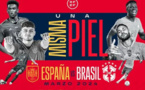 Le match Espagne-Brésil contre le racisme en mars 2024 à Madrid au Berbabeu