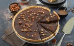 Tarte au chocolat noir et caramel au beurre salé