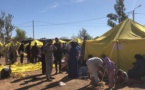 Fondation Mohammed V : installation des tentes pour les victimes du séisme