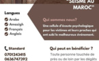 Interview : la naissance de la cellule d'écoute psychologique au Maroc après le séisme