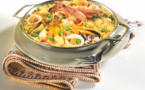 Paella épicée : une fusion méditerranéenne aux saveurs marocaines