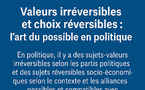 Valeurs irréversibles et choix réversibles : l’art du possible en politique