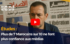Plus de 7 Marocains sur 10 ne font plus confiance aux médias