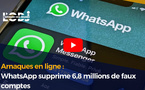 Arnaques en ligne : WhatsApp supprime 6,8 millions de faux comptes