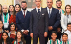 Le prince héritier Moulay El Hassan reçoit les enfants Maqdessis