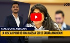 [vidéo] : Quand la comparaison vacille: la mise au point de Rima Hassan sur le Sahara Marocain