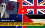 [vidéo] : Reconnaissance de l'État de Palestine par le Royaume-Uni, le Canada et l'Australie