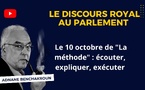 [Vidéo] : Le 10 octobre, discours de “La méthode” – écouter, expliquer, exécuter