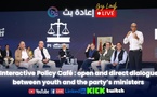 Replay : Interactive Policy Café : open and direct dialogue  between youth and the party’s ministers 