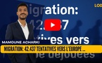 [vidéo] : Migration: 42.437 tentatives vers l’Europe déjouées