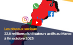 Les réseaux sociaux : 22,8 millions d’utilisateurs actifs au Maroc à fin octobre 2025