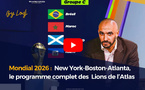 Mondial 2026 : New York-Boston-Atlanta,le programme complet des Lions de l’Atlas