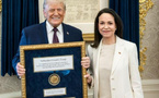 Venezuela–États-Unis : Maria Corina Machado offre sa médaille Nobel à Donald Trump