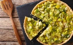 Fondante et irrésistible : tarte poireaux fondants et chèvre frais