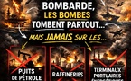 Bizarre, le bombes tombent partout sauf sur ...