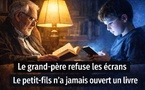 ​Chronique littéraire : Le blanc du grand-père et le bleu du petit-fils