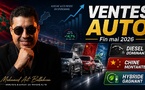 Ventes auto - fin mai 2026 : diesel dominant, Chine montante, hybride gagnant
