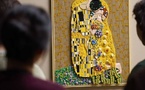 Le Baiser de Klimt devient un immense tableau LEGO à construire chez soi
