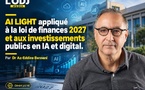 AI LIGHT appliqué à la loi de finances 2027 et aux investissements publics en IA et digital