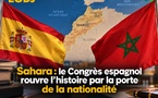 Sahara : le Congrès espagnol rouvre l’histoire par la porte de la nationalité