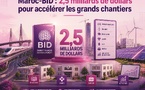 Maroc-BID : 2,5 milliards de dollars pour accélérer les grands chantiers