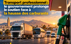Transport professionnel : le gouvernement prolonge le soutien face à la hausse des carburants