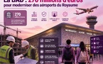 La BAD : 270 millions d’euros pour moderniser des aéroports du Royaume