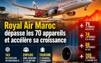 Royal Air Maroc dépasse les 70 appareils et accélère sa croissance