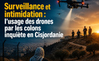 Surveillance et intimidation : l’usage des drones par les colons inquiète en Cisjordanie