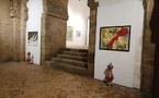 Ouverture de l’exposition « Quand la lettre parle » de l’artiste plasticienne et calligraphe Amina Chichi