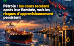 Pétrole : les cours reculent après leur flambée, mais les risques d'approvisionnement persistent