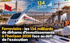 Ferroviaire : les 134 milliards de dirhams d'investissements à l'horizon 2030 face au défi de l'exécution