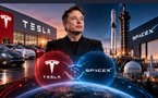 Tesla-SpaceX : Elon Musk envisage une fusion géante portée par l’IA